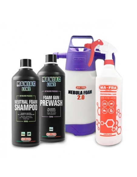 Kit Maniac Line Lavaggio Self Service| Kit lavaggio auto completo | Mafra Shop