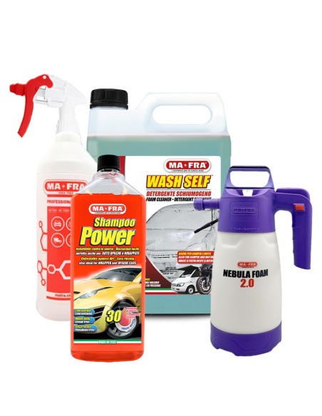 Kit Mafra Lavaggio Self Service | kit completo lavaggio auto | Mafra Shop