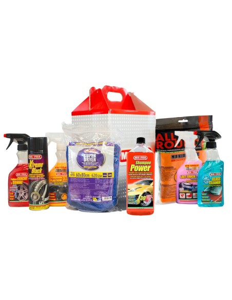 Kit Box Red Lavaggio Esterno Mafra | Kit completo lavaggio auto | Mafra Shop