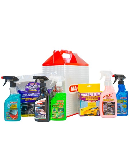 Kit box red lavaggio interni tessuti | Kit completo pulizia interni in tessuto | Mafra Shop