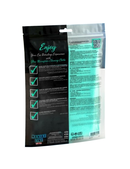 Glass Ultimate Microfiber Cloth panno pulizia vetri Maniac Line