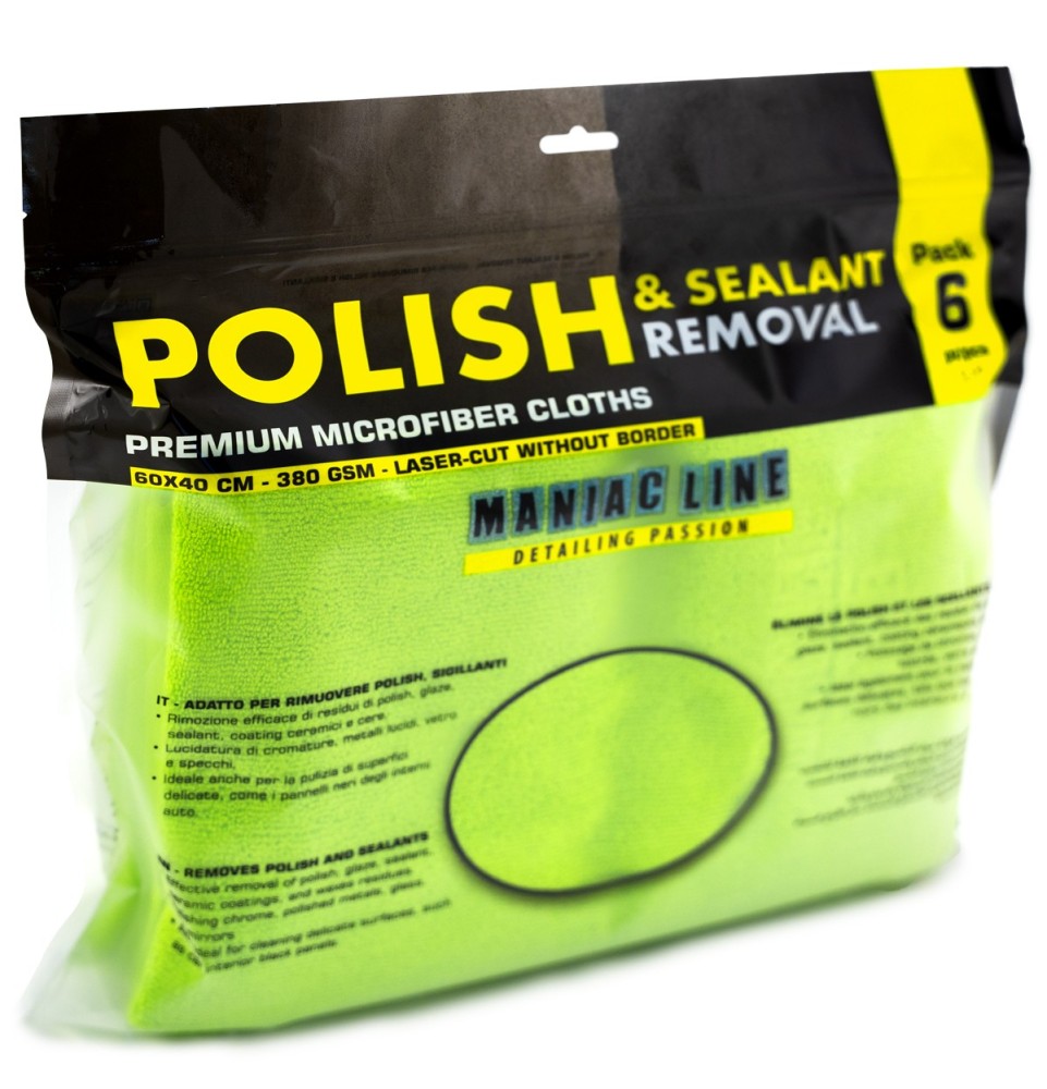 Polish & Sealant Removal panni in microfibra per la rimozione di polish e sigillanti auto Maniac Line