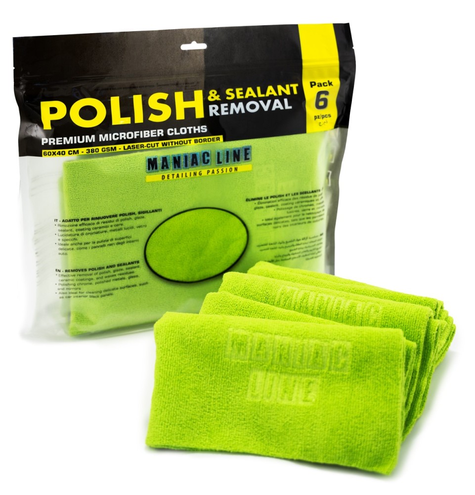 Polish & Sealant Removal panni in microfibra per la rimozione di polish e sigillanti auto Maniac Line