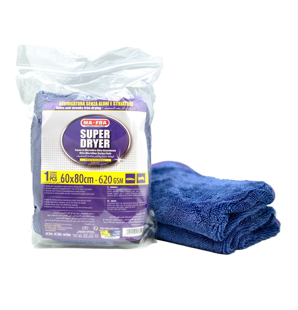 Super Dryer | panno in microfibra ultra assorbente| Mafra