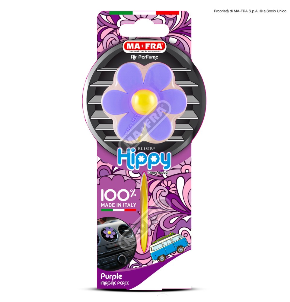 Hippy Bouquet, 6 profumatori per abitacolo e interni auto sempre profumato.