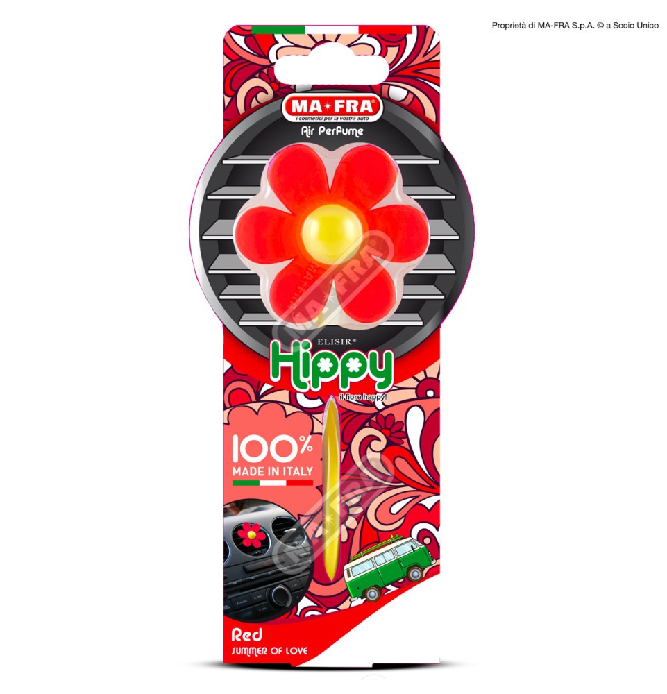 Hippy Bouquet, 6 profumatori per abitacolo e interni auto sempre profumato.